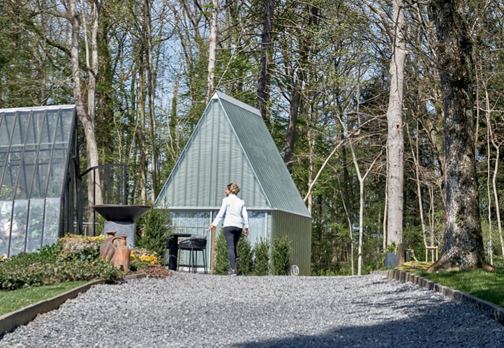 Shelter extérieur roseraie